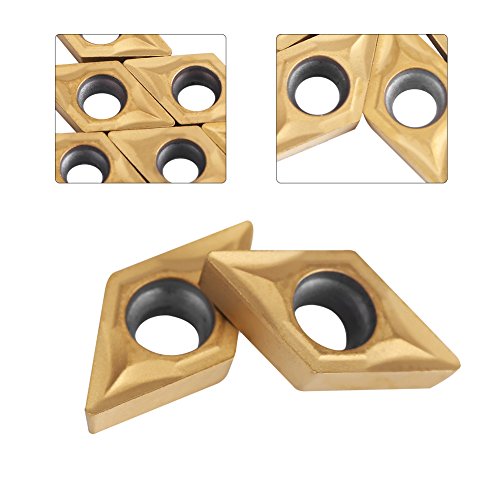 10 st Metaal oppervlak CNC Carbide Tips Invoegen Blade Cutter Draaibank Draaigereedschappen met Doos gebruikt voor staal, roestvrij staal afwerking 5