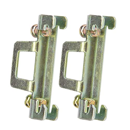 10 stuks vaste klem bevestigen klem Clip voor 35mm DIN Rail 10 stuks vaste klem (Metal 11 Model)