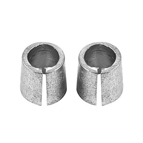Auto Batterij Anodes Kathode Mouwen, 1 Paar Batterij Clamp Converter Pole Adapter, Metaal Materiaal Zilver Batterij Mouwen