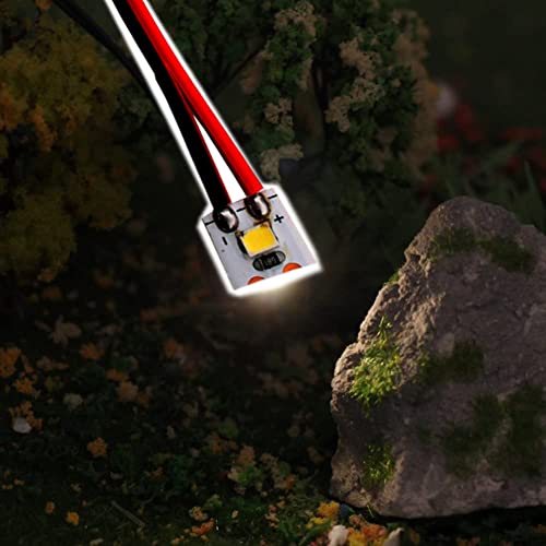 Verpakking van 5 voorbedraad ledstrips, 12 V ~ 18 V, 10 cm, voor doe-het-zelf, auto, boot, speelgoed, onderdelen, spoorwegmodellen, treinen 4