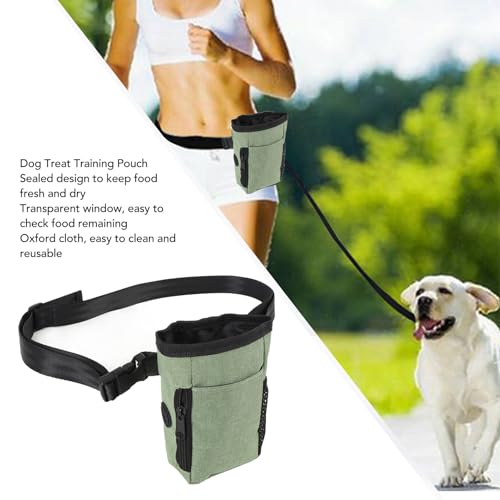Draagbare hond Treat Bag, Multifunctionele Oxford Cloth Doggy Treat Snack Bag met waist riem schouderband voor Outdoor Walking Training