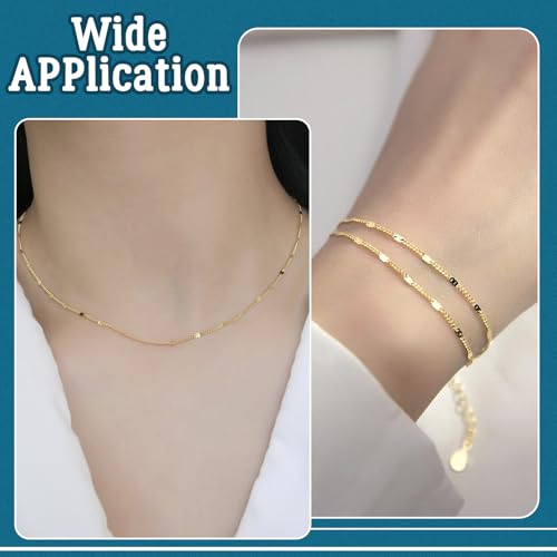 16,40 Voeten (5m) koperen ketting koppeling, Sieraden ketting gevlochten ketting voor sieraden het maken van ambachtelijke DIY Tassen Wallet Supplies,Goud Link armbanden