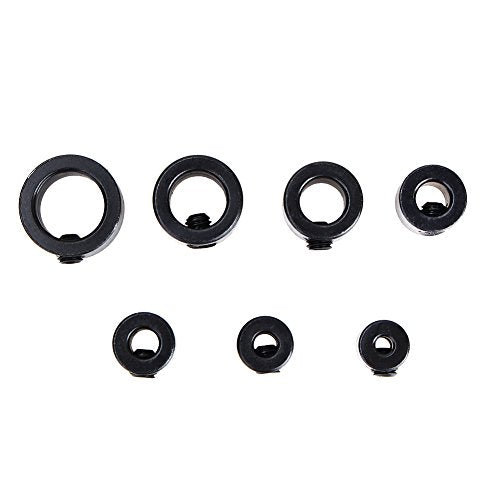 Dieptestop voor het boren, 7-Piece set Dieptestopringen, positieregelaar, ringpositie, HSS-locator met Allen Key, voor het boren van boorhout, 3-12 mm