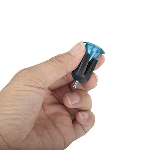 Fietsgreep End Plugs Bar 1 Pair Road ycle Fietsen aluminium handgreep handgreep Bar End vervanging voor de meeste fiets, mountainbike, wegfiets, BMX (blauw) 3