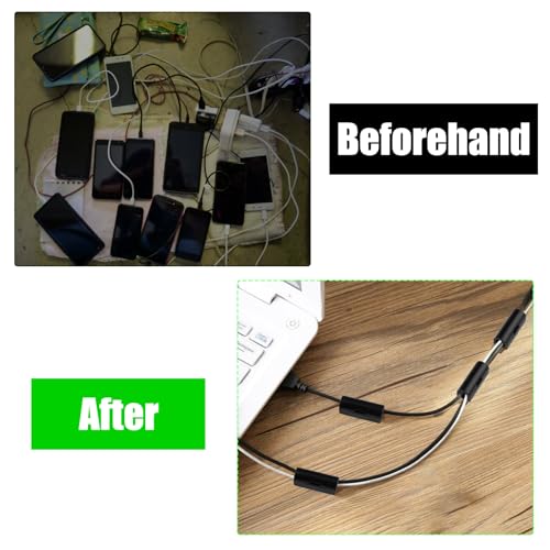 40 st. Zelfklevende Kabelhouders, Kabelhouder Clips, Kabel Clips, Mini Outdoor Kabel Clips met Kleefbanden, Kabelgids, Organisator, voor kantoren, Huis, Muur, Workshop (Zwart) 3