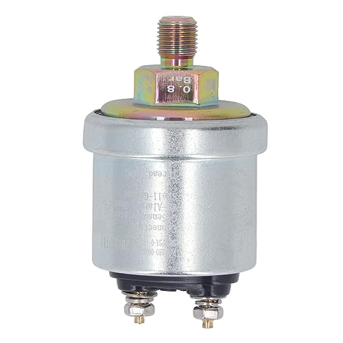 Brandstofdruksensor, hoge druk messing oliedruksensor, mannelijke draad M10 x 1/8NPT, duurzaam en eenvoudig te installeren voor VDO, fluorometer (0-10 Bar)