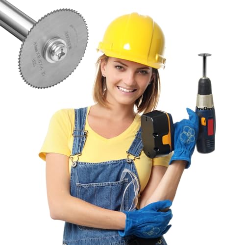 Circular Saw Blades Set, HSS Circular Saw Blades, PVC Sanitair Binnensnijder, 6,35mm (1/4") Hex Shank, 4 stuks zaagbladen (32mm x 2 + 24mm x 2), rondzaagstaalbladen voor hout 5