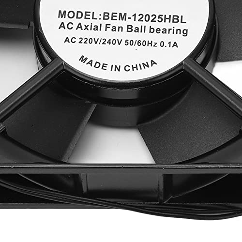 Axial Ventilator 220 240V Silent High Speed Double Ball Bearing Uitlaatventilator voor Cabinet Chassis Werkstation 4