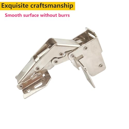 Kabinetringen, Pak van 2, 90° Verborgen Scharnier, Kabinet Flaps, Scharnieren voor Keuken, Camper, Caravan 5