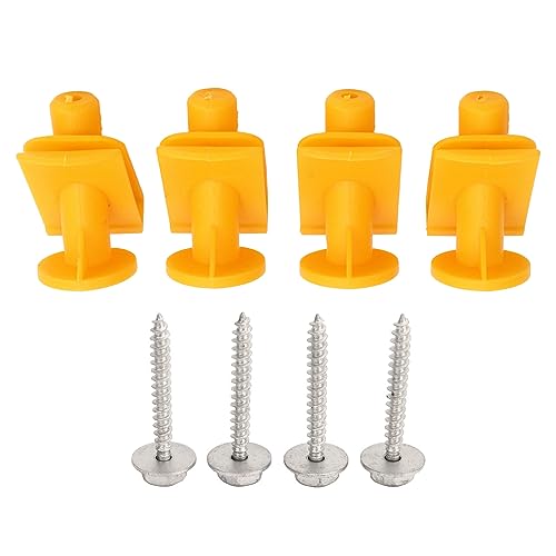Undertray Mount Clips Set voor Smart Fortwo W450 W451 modellen, 8PCS Motor Base Schroef Clip A0019913970 Yellow Undertray Montage Clips Vervanging