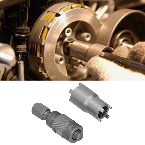 2Pcs Magneto Flywheel Puller Kit, 24mm 27mm Magneto Flywheel Puller en 20mm 24mm Clutch Lock Nut Tensioner Tool Vervanging voor GY6 50CC 125CC 150CC 150CC 5