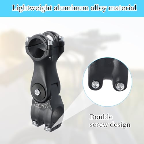 Verstelbare steel 31,8 mm, verhoog de fietsgreep 100 mm/120 mm ± 60 °, voor de meeste mountainbikes, wegfietsen, mountainbikes, BMX fietsen 5