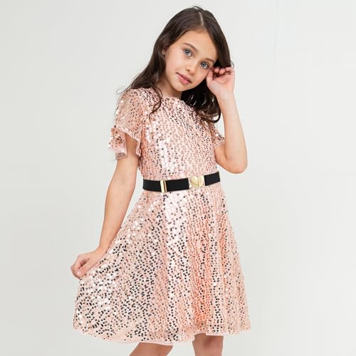 Hart elastische taillebanden voor meisjes, verstelbaar geweven stretch riem Fashion Metal hart gesp tailleband voor vrouwen 5