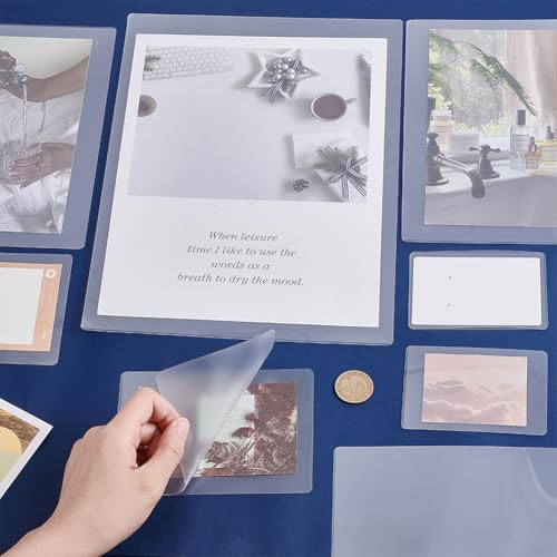 Verpakking van 100 Lamineerfilm 4 maten A4 A5 0,3 mm Dikke thermische Lamineerfilm voor foto's en posters Verbeteren 3