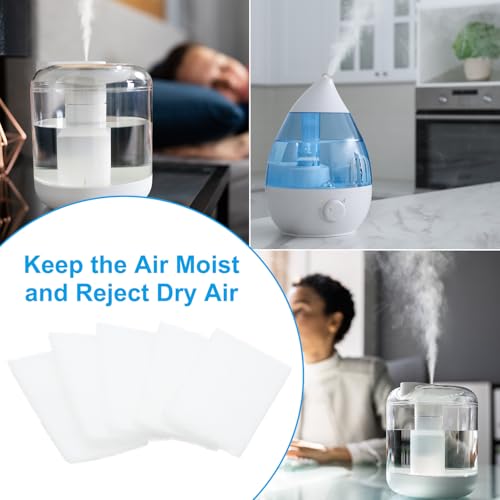 Aroma Pads, 24Pcs Vervochtiger Vervangingsfilter Parfum Diffuser Pad voor onderhoud Geurluchtzuiveraar, Wit (4,5 x 2,8cm) 4