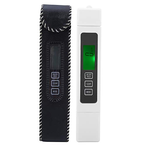 TDS Water Quality Tester, Portable ABS Drinkwater Test Pen, 0-4999 ppm Test Range, voor het detecteren van zware metalen en troebelheid in water