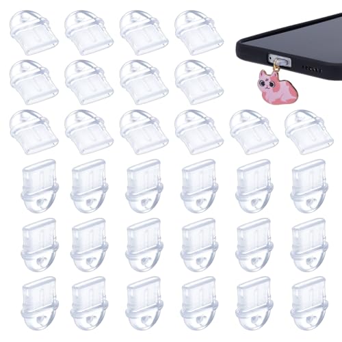 120 stuks USB type C stofdicht Plugs Clear Soft Port Beschermhoesjes voor Type-C Smartphones Tablets Laptops Universal Fit