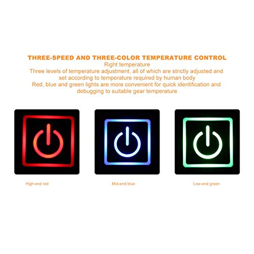 Verwarmingskussen voor USB Vest, 4 in 1 Warm-up Kleding Vestjas Pads USB Verwarmingsfolie Elektrische Verwarmingskussens Stof voor de Winter