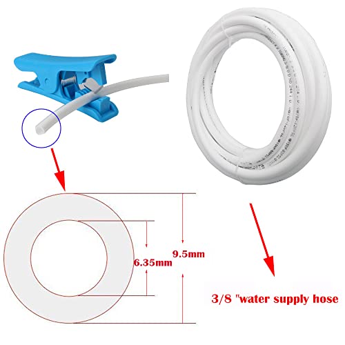 Verpakking van 10 RO waterfilter passen hoek 90° 3/8" Push Fit rechte plug voor 3/8 inch slang, koelslang, waterslang 4