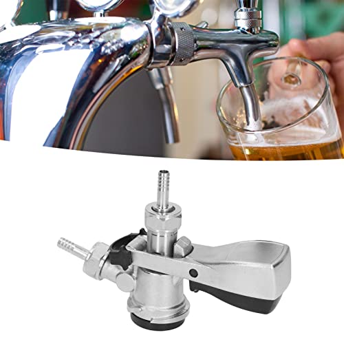D Type Bier Barrel Koppelaar, Roestvrij stalen Probe Messing D Type Home Brewin Bier Barrel Tapdispenser Voor Home Bars Hotels Restaurants Familie bijeenkomst 5