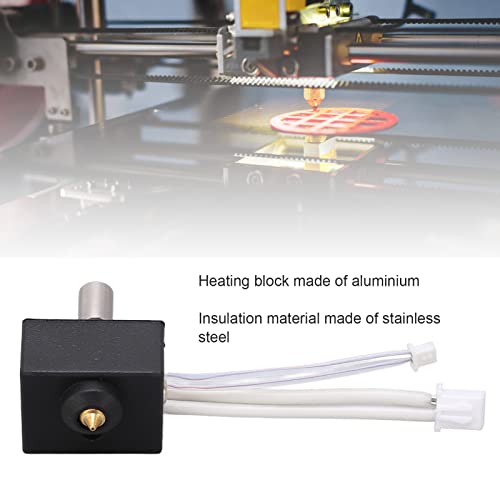 Extruder Heater Block Kit Aluminium 3D Printer Onderdelen 260°C 3D Printer Accessoires met Thermistor voor Ender 3 S1 4