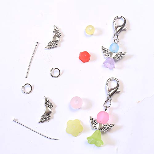 Bruiloft doephanger, Kerstmis, communie, vormsel, cadeau voor gasten, parelengel, bescherming, jaardag, Kerstmis, doop, communie, gastgeschenk, handgemaakte sluitelhanger