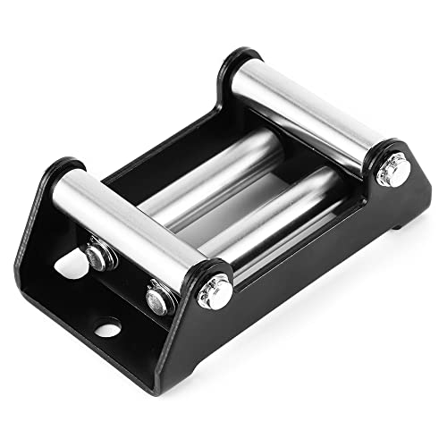 Universele Kabelgids voor Winch Roller, 110mm/4.3 Inch Gat Spacing Metal Heavy Duty Kabel Guide voor Winch Galvanized