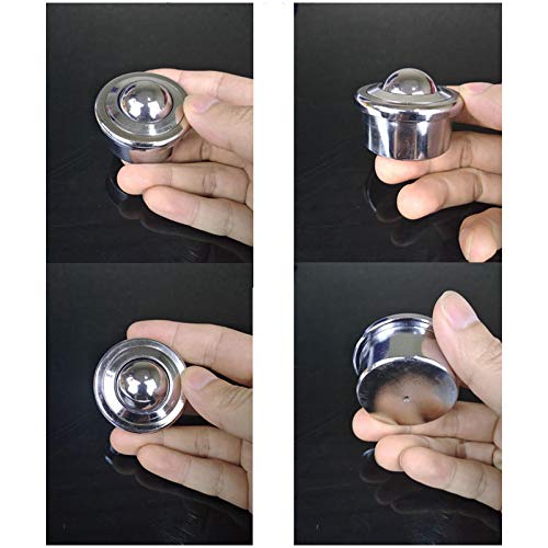 15mm Staalvervoer Ball Sliver Transfer Bearing Unit Roller Wheels Kleine ronde Eye Transport Bal - Verpakking van 1 4