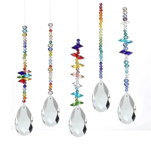 Kristallen zonnevanger roept licht reflecties decoratieve hangers DIY ambachten (D)