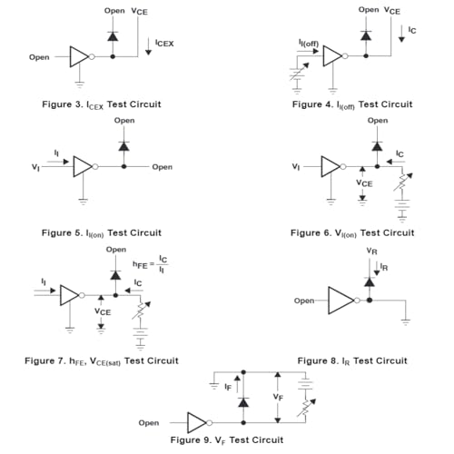 2 st. ULN2803A Darlington Transistor Arrays Drive Module, 50V 500mA High Current Driver, High Voltage en High Current, voor het schakelen van inductieve belastingen (1) 4