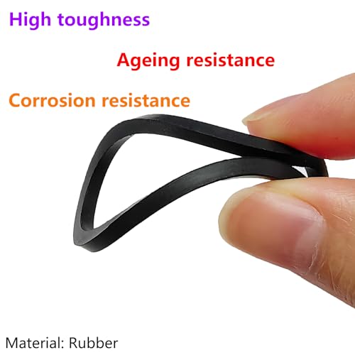 6 stuks Flat Rubber Seals, Siphon Seal voor O-ringen, Drain Seal, Diameter 45 mm, ID 39 mm 3