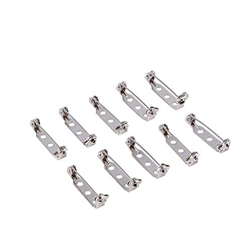 50 st. Bar Pins Brooch Lock, Pins Safety Pins Terug Veiligheid Vangst Rolling DIY Brooch (25mm) 3