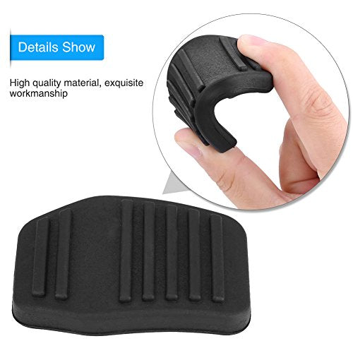 One Pair Car Clutch Pedal Pads Auto Rubber Clutch Pedal Cover Transit Black Beauty Care, populair 5