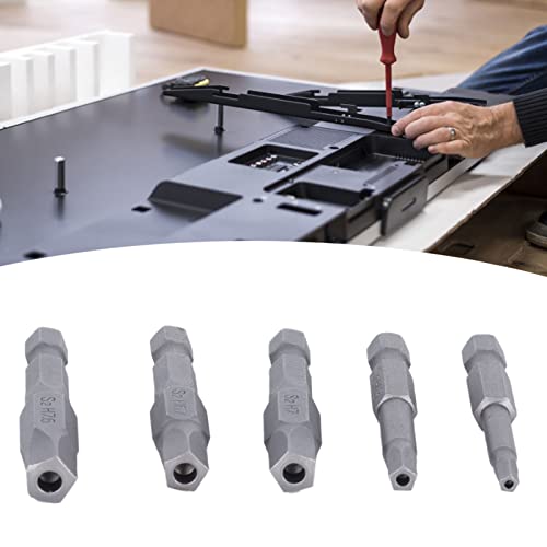 Pentagonal Bits, Magnetic Pentagonal Bits, Magnetische sleutel Boor Bit Set, 5 stuks duurzame schroevendraaier Bit voor schroevendraaier Boor 5