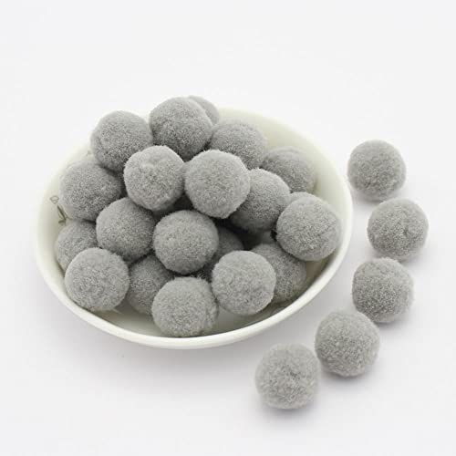 30 mm ongeveer 20 stuks kleurrijke mini pompoms voor crafting, viltballen, kleurrijke pompoms kleine pompoms, pluizige pluche ballen voor decoratie, naaien, DIY creatieve ambachten