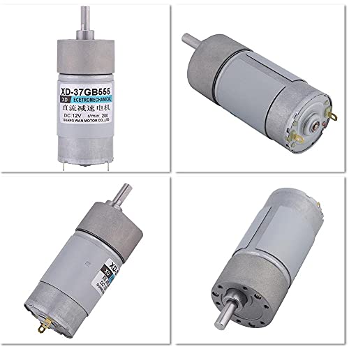 DC 15W Torque Penselen Motor Elektrische Transmissie Motor CW/CCW 12V 24V Motion Control Panel Slow Speed Low Noise (200RPM/12V) 3