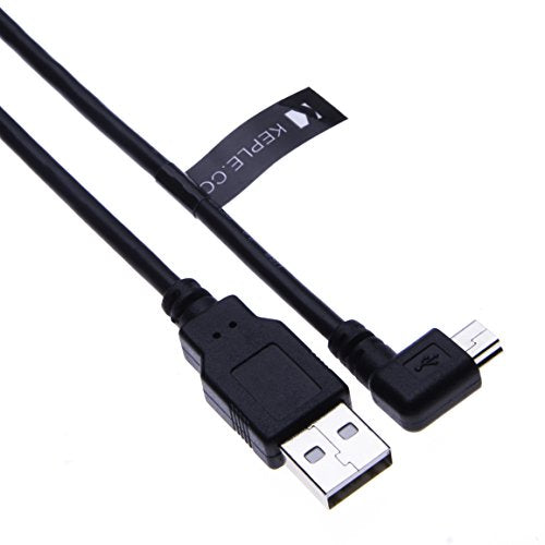 Rechterhoek 90 graden Mini USB Kabelkabel Compatibel met Garmin Nuvi 1490TV / 1490LMT / 2585TV / 2589LM / 2597LM / 2597LMT 