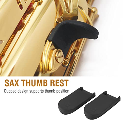 2 stuks saxofoon duim trailer, Sax rubberen kussen duim rust instrument toebehoren 3