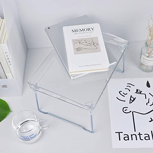 Keuken Plank Organizer, Bureaublad opslag Plank, Transparante Acryl Keuken Plank Stapelbaar, Single Layer Organizer, Geschikt voor thuis, keuken en kantoor