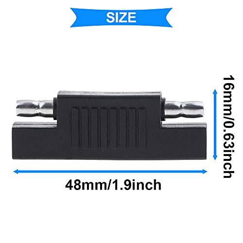 6 stuks SAE Polarity Reverse Adapter Connectors, Snel scheiden van SAE Plug voor Solar Panel, Motorfiets, Auto 4
