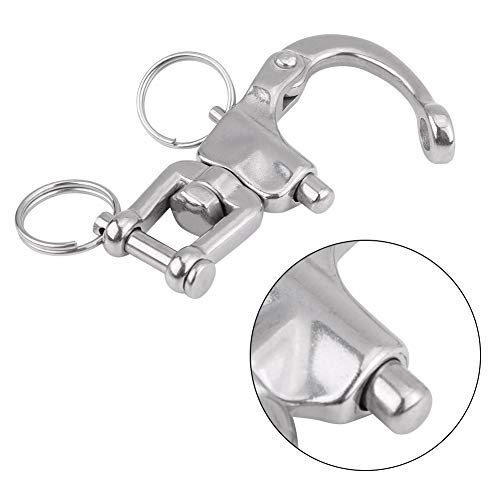 Rotatable Carabiner Quick Links Quick Spring Hook for Sailboat Boats Stainless Steel 316 5