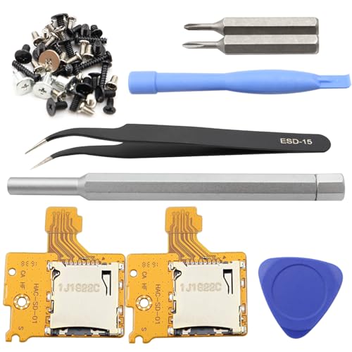 Zee 2 st. Vervanging Micro SD Kaartlezer Slot voor Nint-endo Switch NS Console geheugenkaart Slot