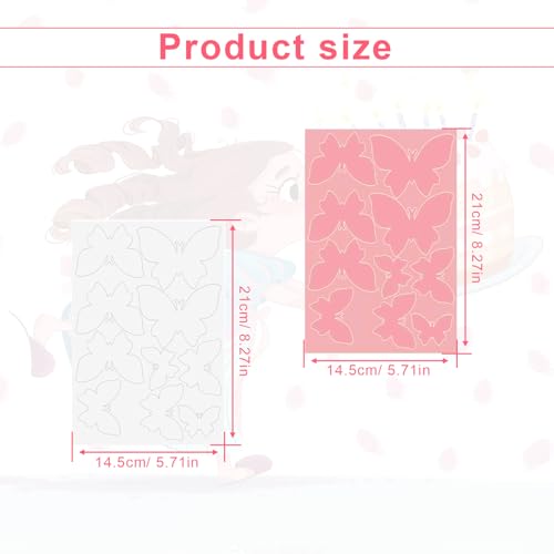 Verpakking van 100 decoratieve vlinders cake decoratie Papier Cake Decoratie Witte Roze Verjaardag Cake Decoratie met Sticks en Kleeftips voor het decoreren Cake verjaardag Party
