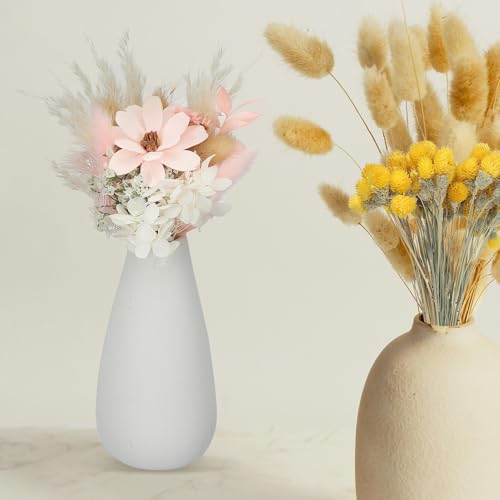 40cm gedroogde bloemen voor vaas, 30st Mini Natuurlijke Pijnboom Globe Bloemen Bulk Boeket Herfst Natuurlijke Gedroogde Pijnboom Bloemen voor thuis, Bruiloft, Bruid, Partij, Sky Blue 5