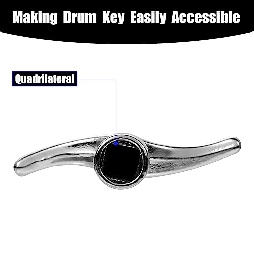 Drum Tuner Key, Drum Tuning moersleutel Drum Tuning Boor Drum Key Tuner voor akoestische en elektronische drums (Quadrangular) 4