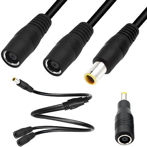 Solar DC 8mm Splitter, DC7909 Vrouwelijke Man Kabel voor Portable Power Station Solar Panel voor Jackery voor Doel Zero voor Bluetti, 1 Man tot 2 Vrouwelijke Power Cord