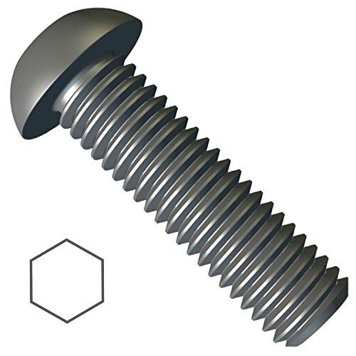 M4 Knob Ronde 12mm (verpakking van 25 Set Schroeven) Cilinderkop Schroeven Aluminium Legering Zink Vergulde Legering Staal ISO 7380 3