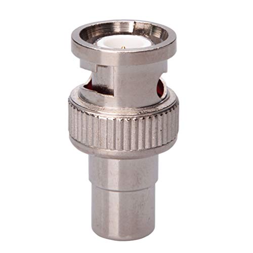 BNC Male to RCA Vrouwelijke Phono Adapter CCTV Coaxiale koppeling Connector Plug Adapter Compatibel met CCTV Beveiliging Camera / Surveillance Systems, DVR's, Camera's, Wisselaars, TV Kabel