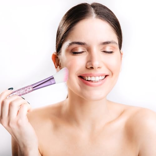 10 st Glitter Crystal make-up borstel set, Eyeshadow Brush Set, Professional Foundation Contouring Blush borstel make-up borstel Set voor poeder, highlighter, blush concealer 4