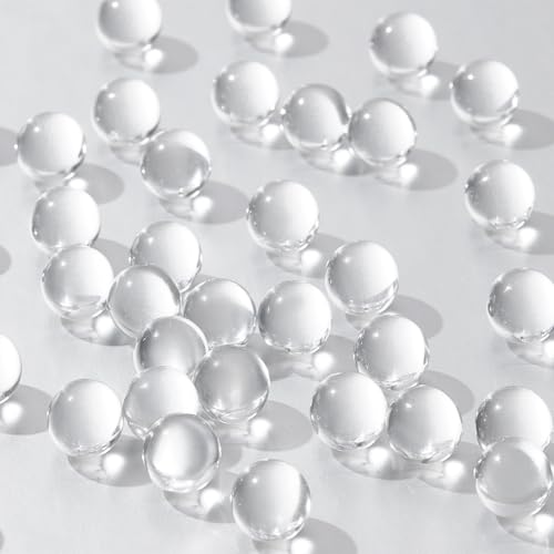 100 st. Clear Quartz ronde ambachtelijke kralen, 10mm Transparant kristalglas bal kralen voor doe-het-zelf sieraden maken, Home Decoraties